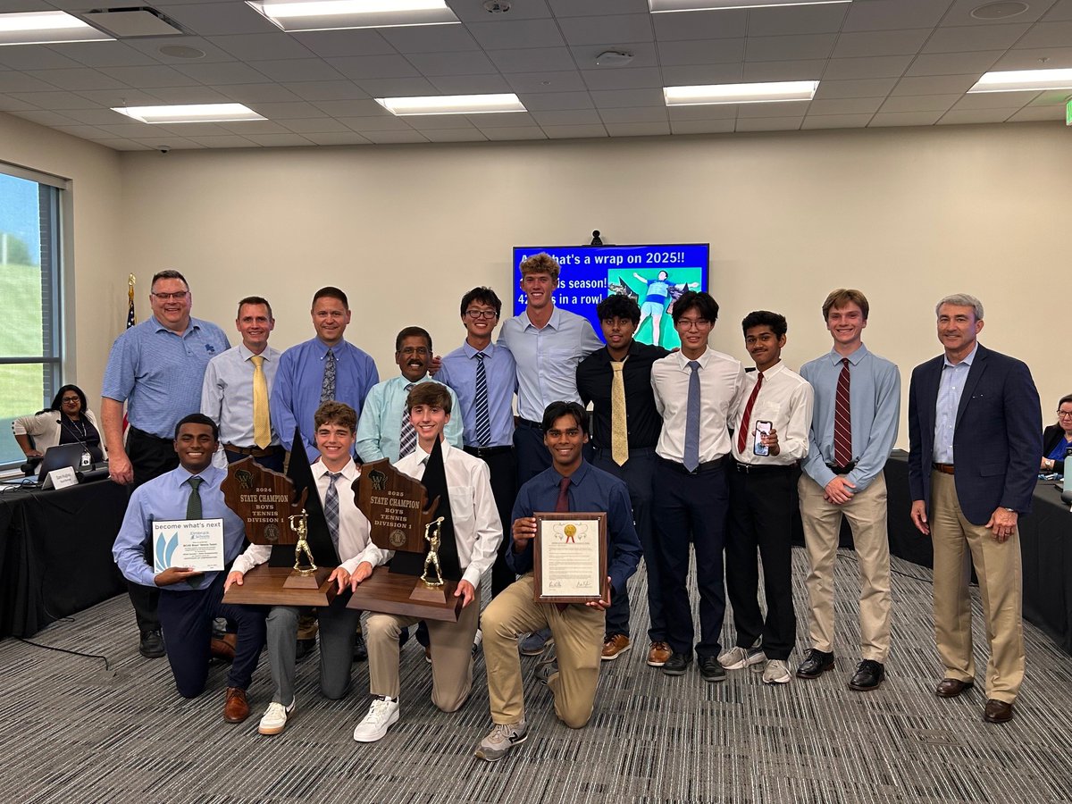 SenHutton's tweet image. I had the honor to present legislative citations to the Brookfield Central Boys Tennis Team for their second straight WIAA Div I State championship and Brookfield Central's Kyenret “Kenny” Rinkam who won the Div I State Track & Field Championship in the 100 Meter Dash. Congrats!