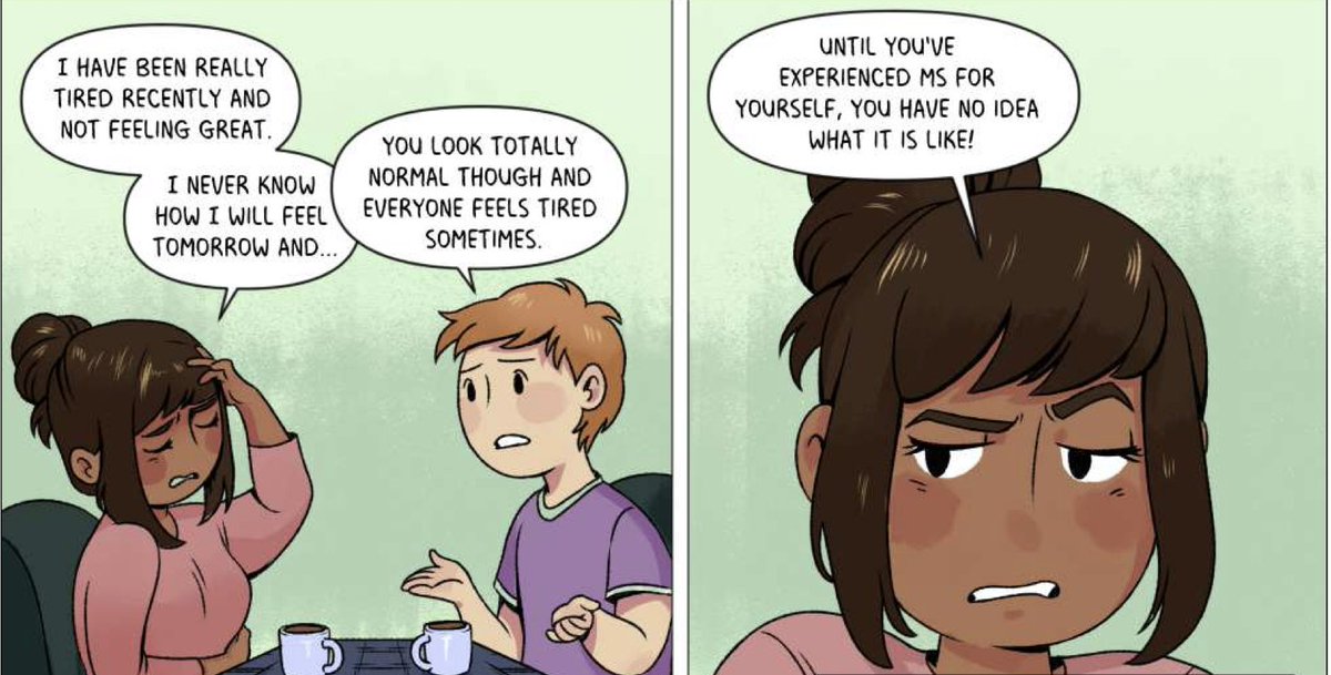 RachelHorne19's tweet image. A student has created a new comic to highlight MS's hidden's symptoms.
@aberdeenuni PhD student Claire Robertson hopes it can make the info more accessible/engaging.
Her father has MS.
Interview/comic on @MSTrust:
mstrust.org.uk/news/stories/m…
@BBC story
bbc.co.uk/news/articles/…