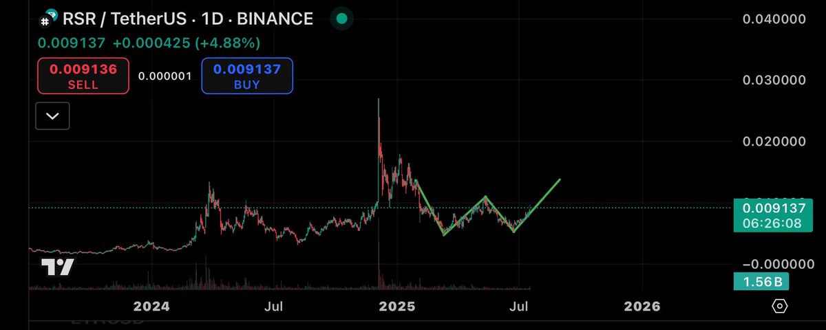 AltcoinCadet's tweet image. $RSR have faith in the process 💸