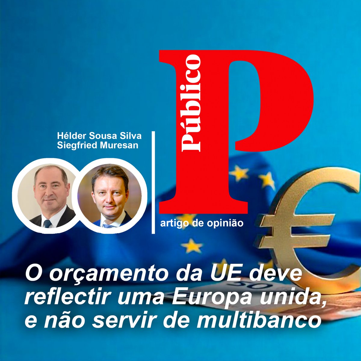 📰O orçamento da UE deve reflectir uma Europa unida, e não servir de multibanco
Opomo-nos à ideia de um Quadro Financeiro Plurianual baseado em planos nacionais centralizados que carecem de uma perspetiva europeia. Isso prejudicaria as nossas prioridades comuns.

Ler mais