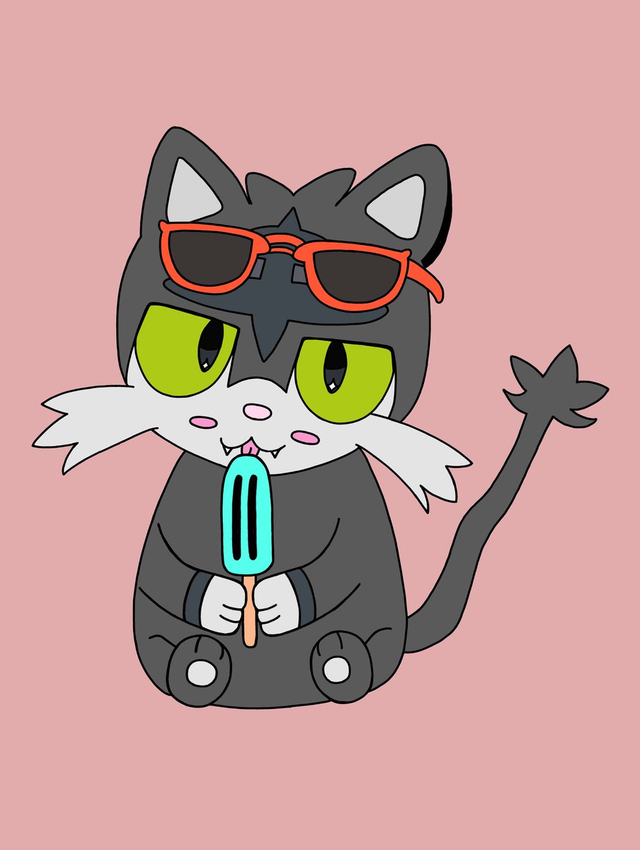 Litten seems to enjoy its ice cream! The second one looks just my cat! Which one is your favorite? :3

#pokemonfanart #litten