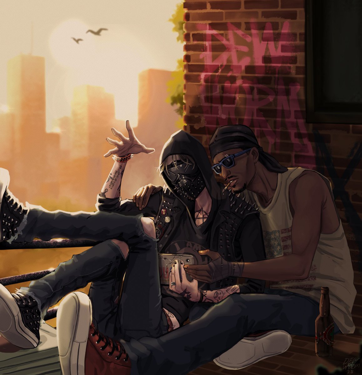 dew_worm's tweet image. #WatchDogs2