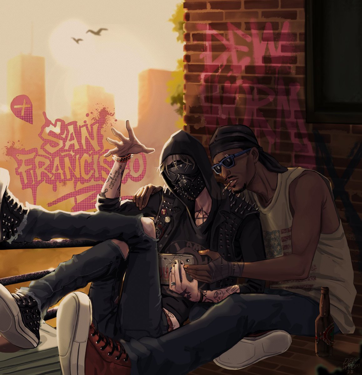 dew_worm's tweet image. #WatchDogs2