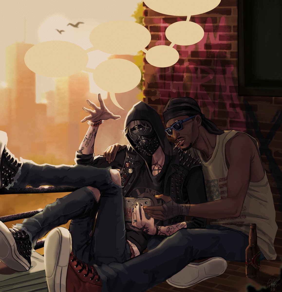 dew_worm's tweet image. #WatchDogs2