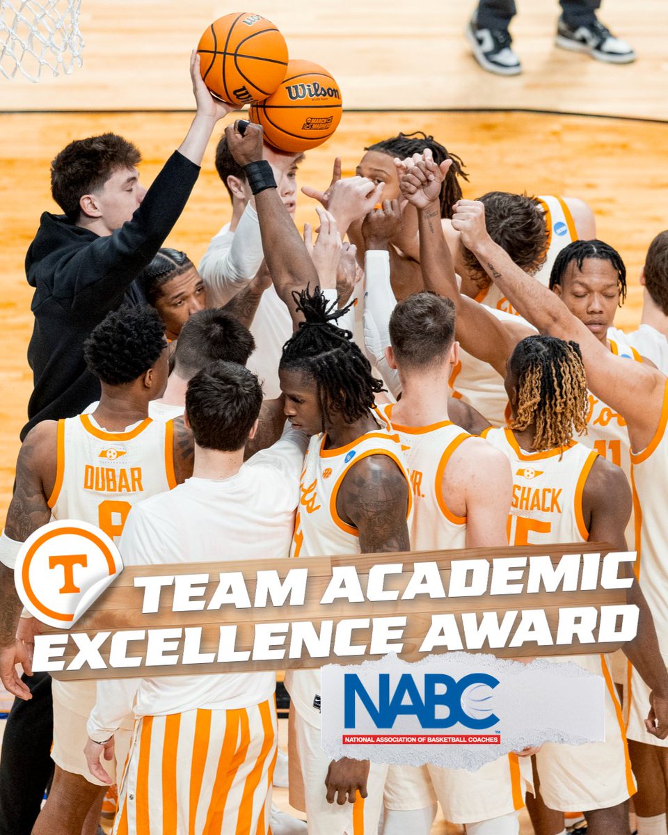 Vol_Hoops's tweet image. for the fourth straight season, we've earned Team Academic Excellence distinction from @NABC1927
it's the longest streak in the SEC
read more β 1tn.co/4lxMmSa