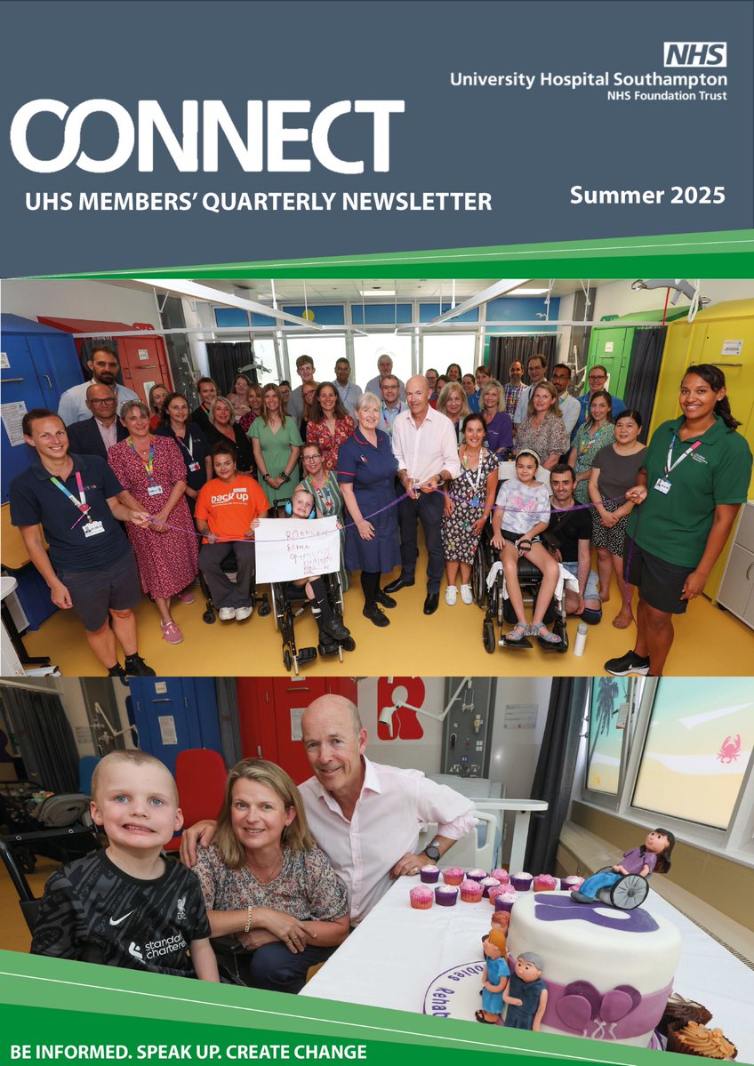 UHSFT's tweet image. Our Connect members' newsletter is now live! ๐๏ธ
Connect is a quarterly publication exclusive for UHS members, bringing together all the latest news, events and other developments from across our hospitals.โฏ ๐ฅ
Find out about Trust membership here:๐ uhs.nhs.uk/members