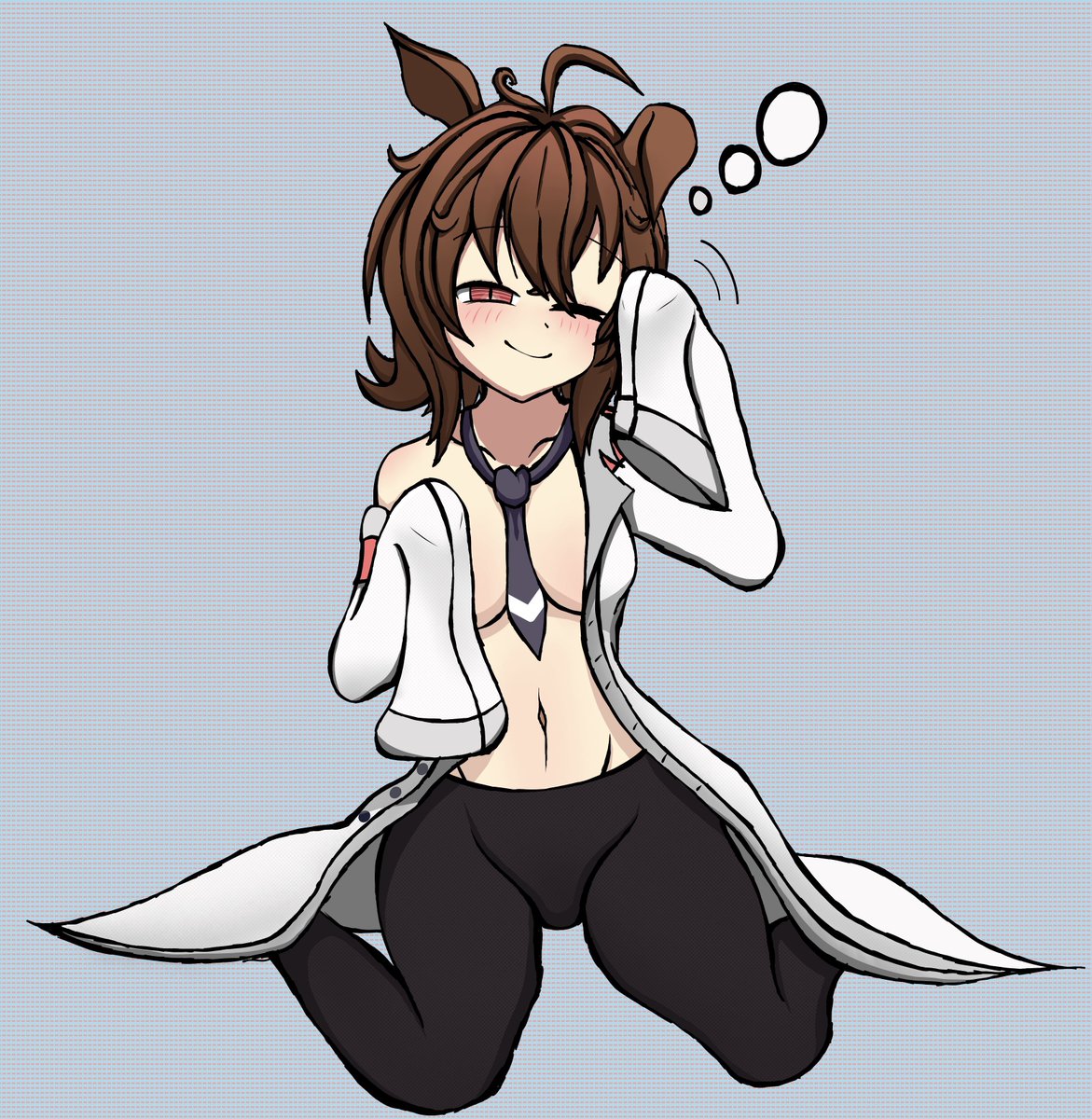 clockoco's tweet image. Sketched a horse for fun
#umamusumeprettyderby #AgnesTachyon