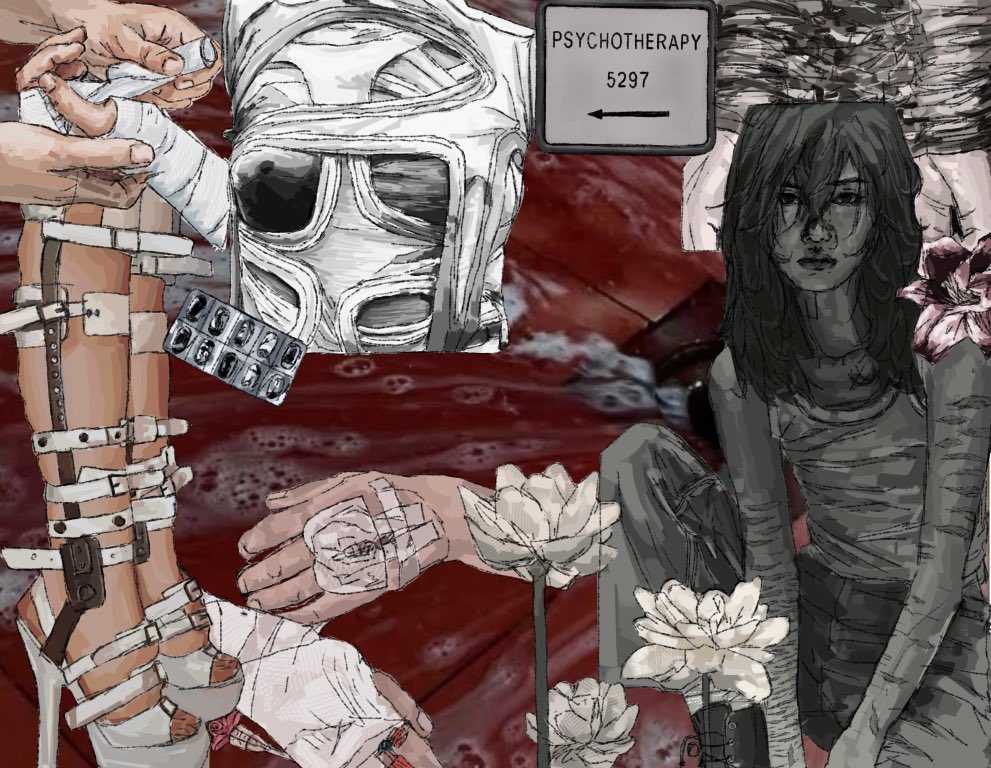 Iriscrab's tweet image. okay so uhh I’m gonna open commissions😨

It’ll be the collage type pieces I post a lot of here but personalised however you want (examples below)

Prices will be: £25-30/$34-40/€29-35 (just depending on how complicated it is)

please dm me if you’re interested + to discuss!!
