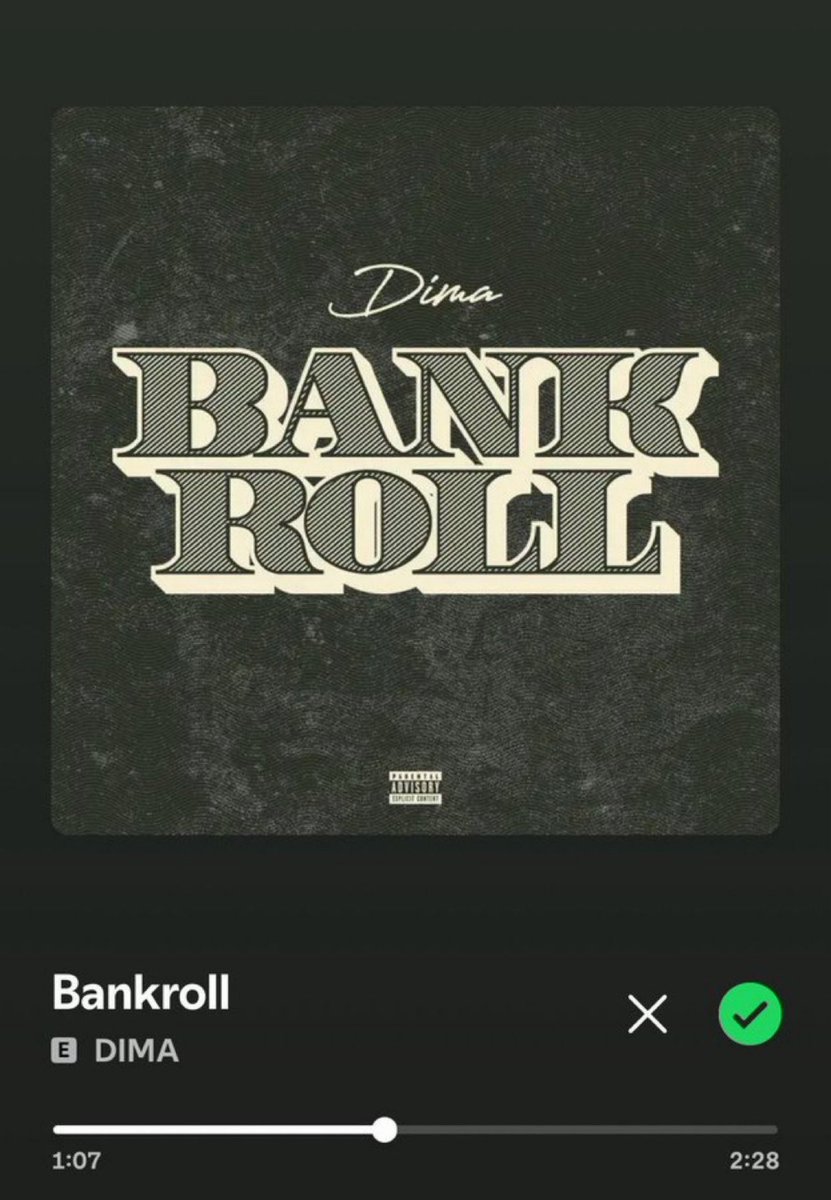 Putting you on to my favourite release of the week Dima’s - <a href="/itsdima4L/">DIMA</a>  ‘Bank Roll’ 🔥