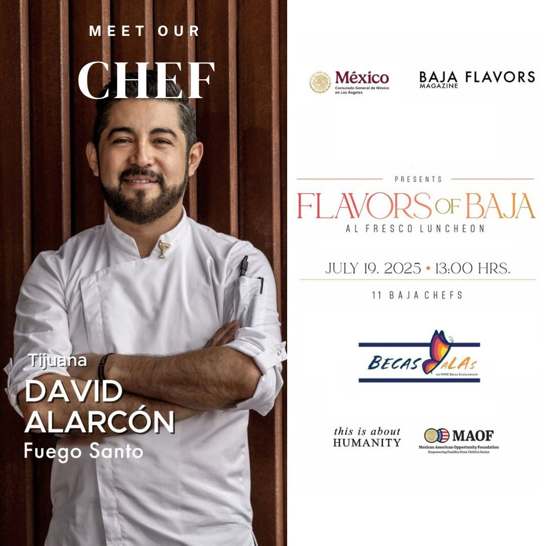 carlos_glezgtez's tweet image. Una experiencia gastronómica única en #FlavorsOfBaja, 11 chefs unidos por una causa.
👨🏽🍳David Alarcón, chef pionero en la cocina oaxacaliforniana, presentará sus creaciones culinarias.
🎓 100% de lo recaudado va a #BecasAlas.
Adquiere tus entradas ⬇️
🎟️eventbrite.com/e/becas-alas-s…