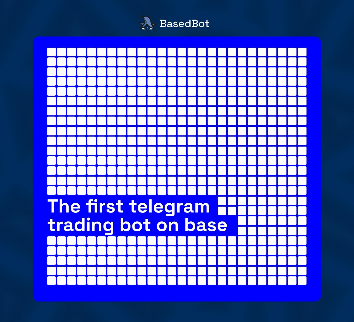 BasedTradingBot's tweet image. We were the first telegram trading bot on @base 🟦
A new day one