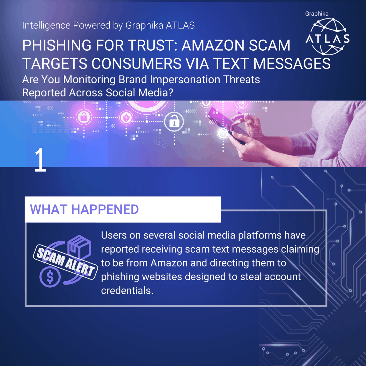 Graphika_NYC's tweet image. Scammers are using emotional manipulation + fake Amazon alerts to phish for trust — and credentials.
Are you tracking brand impersonation across platforms?
Graphika ATLAS can help: launch.graphika.com/the-graphika-d…
#Phishing #ThreatIntel #BrandSecurity #Graphika