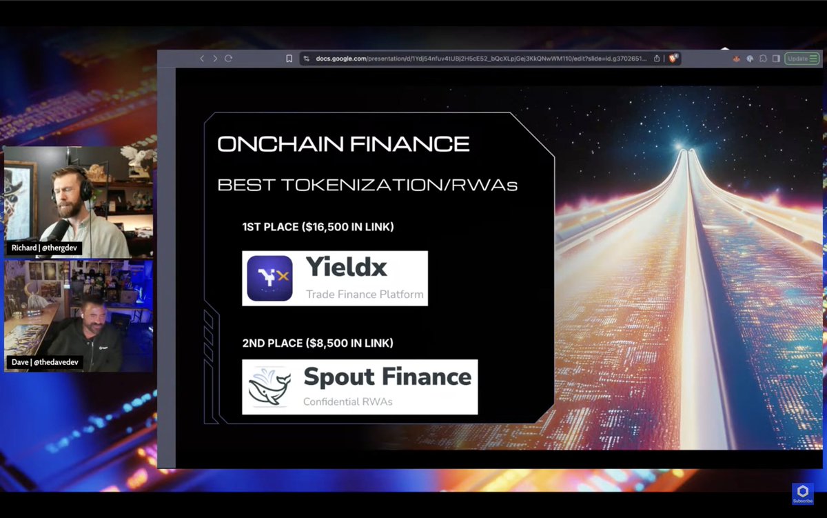 🏆 We won $8,500 at the <a href="/chainlink/">Chainlink</a> Chromium Hackathon!

Built <a href="/0xspout/">Spout</a>, a permissioned and compliant ERC-3643 RWA platform with confidential orders using <a href="/inconetwork/">Inco ☁️</a>’s Lightening library.

Been a tough few months mentally, but this win reminded me why I love building. Privacy