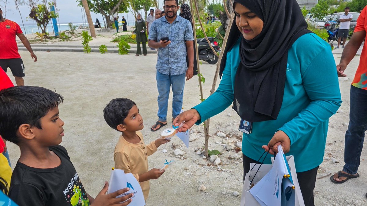 MACLmedia's tweet photo. Today’s community activities in Hulhumale’ brought fun and excitement as we count down to the Velana Terminal grand opening.

#VelanaNewTerminal
#VIAone #TeamMACL https://t.co/b1DB3qSzKK