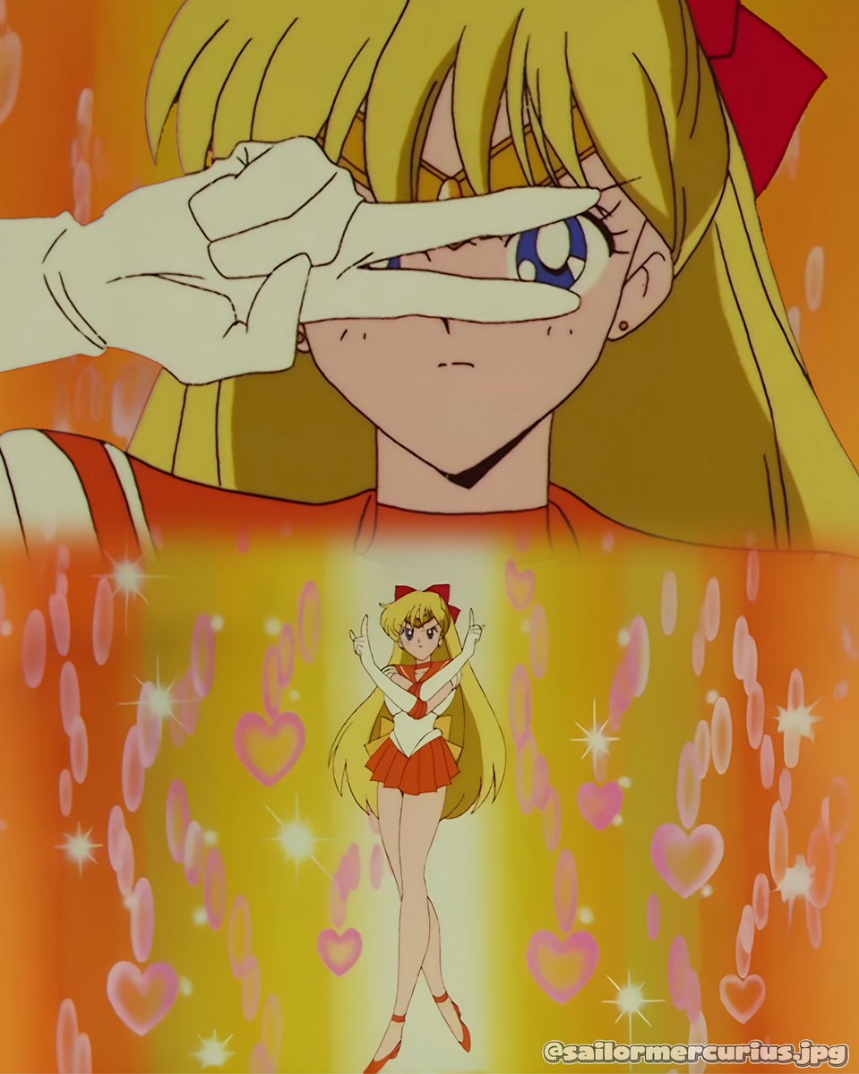 mercurius_jpg's tweet image. "The legendary mask is a thing of the past! And the face revealed is also beautiful!
l am the last addition to the pretty soldiers, Sailor Venus!" 💛🧡✨️
#minakoaino #sailorvenus