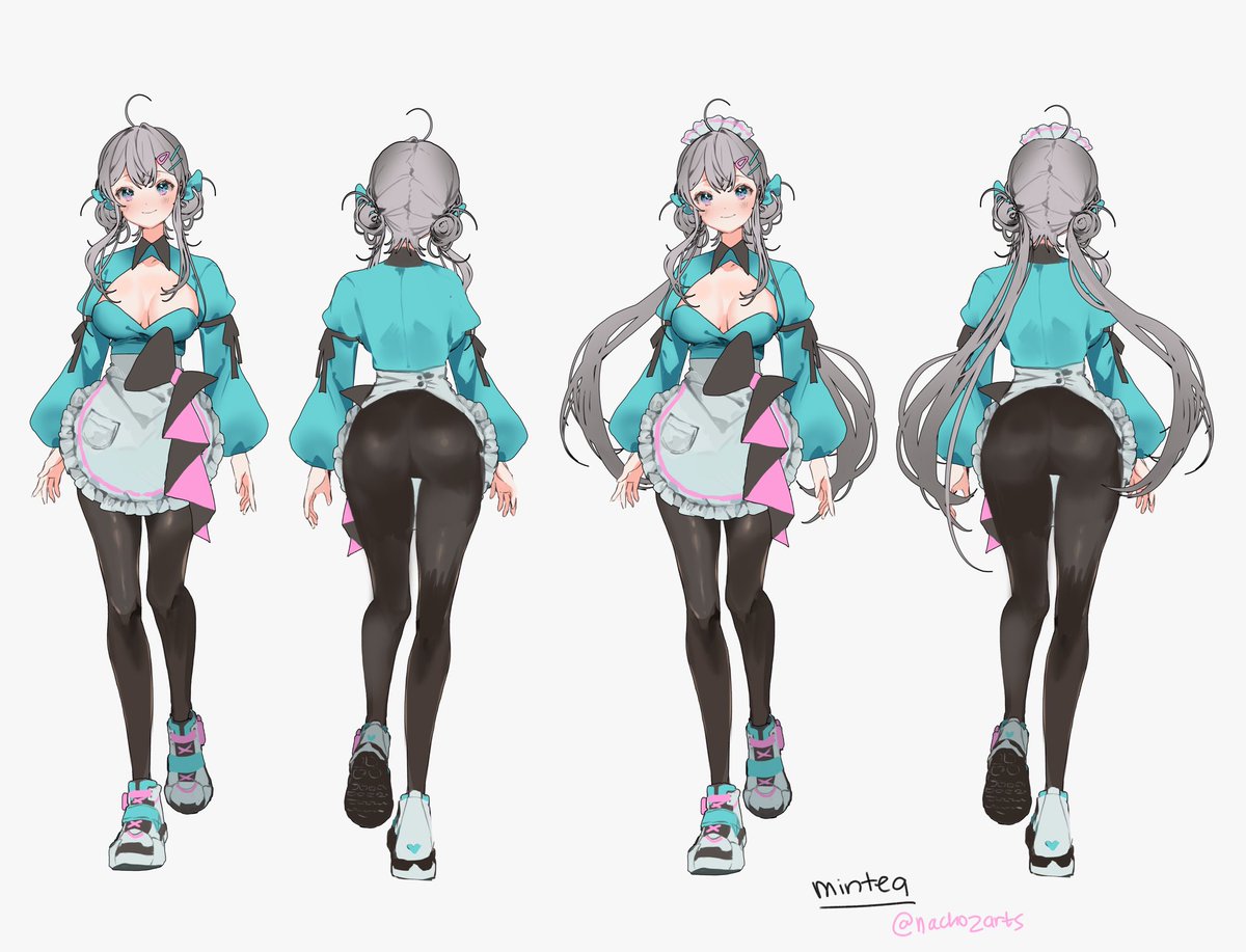 NachozArts's tweet image. A very quick Mintea Ref because I keep changing her design 😩💦