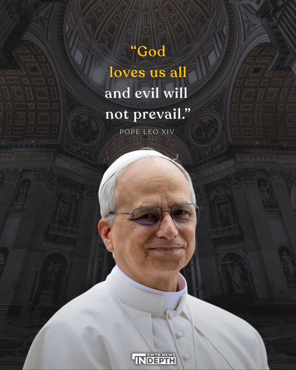 EWTNNewsInDepth's tweet image. What in particular is most encouraging, inspiring, or hopeful for you regarding Pope Leo XIV?
Tell us here, and we might include your response on our show!
Learn more about our Holy Father with this new biography from Dr. Matthew Bunson: bit.ly/3SyKdc0