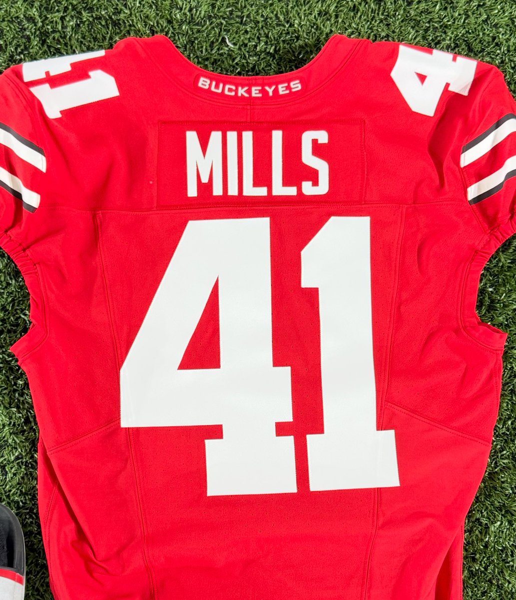 Today at The Ohio State University, Grant <a href="/gmarionmills/">Grant Mills</a> was officially assigned his jersey number. He has been on campus since May taking classes &amp; working out. Year 1 at UNC was great, But WE ARE SO READY for Year 2 (redshirt freshman). Go Bucks!  #OhioStateFootball