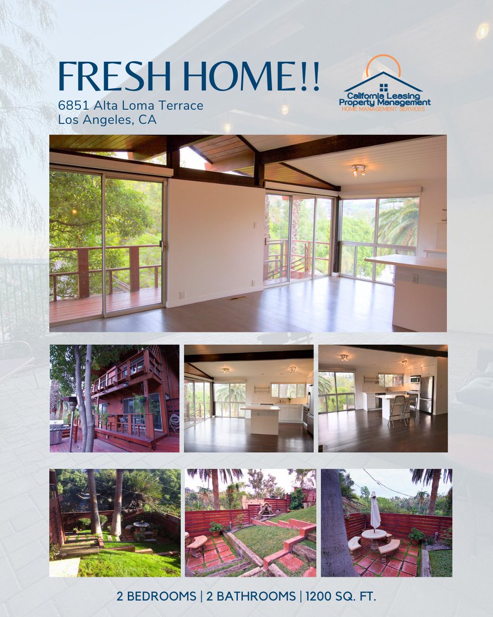 CALeasing's tweet image. 🌟 Live like a Hollywood legend at 6851 Alta Loma Terrace! 🎬 This stunning duplex, near the iconic Hollywood Bowl, features breathtaking views &amp;amp; a fully remodeled kitchen! 🍳 
CALL/TEXT 661-429-3859 to schedule a showing! 
🔗 app.tenantturner.com/qualify/6851-a… 
#HollywoodLiving #DreamHome