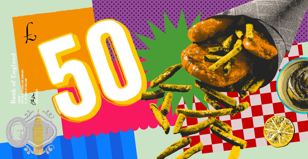 _PayComplete_'s tweet image. 🍴ROUND 3: A TASTE OF TRADITION🍴
#Cash is still essential—just like your next meal!
🥧 From fish &amp;amp; chips to full English breakfasts, 
#TeamFood?

🍟 Should your banknote come with a side of fries?

Vote in the comments &amp;amp; tell us your fave dish!

#CashTech @bankofengland