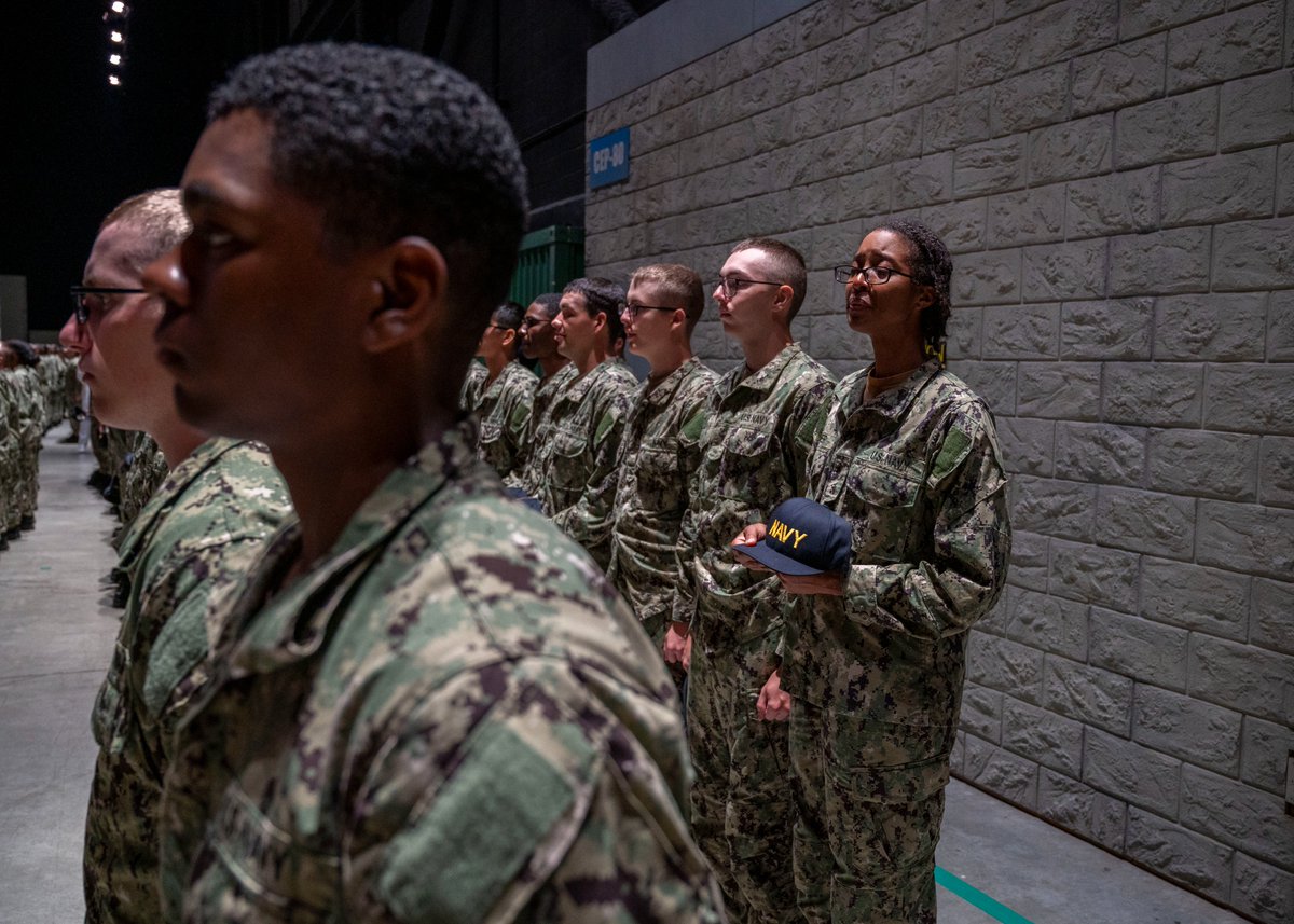 Recruit Training Command was honored to host Rear Adm. James Waters, Commander, Navy Recruiting Command, during the capping ceremony at boot camp. The capping ceremony marks recruits becoming Sailors at the end of RTC’s crucible event, Battle Stations.