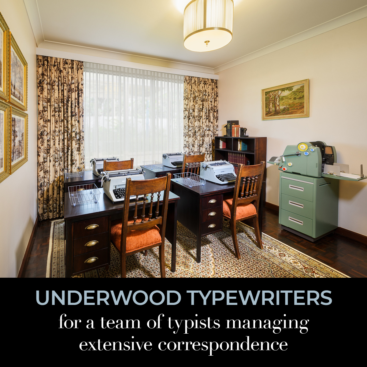 LRonHubbard's tweet image. In this room at Alexandra Park, L. Ron Hubbard employed a team of typists, each working on an Underwood typewriter to manage his extensive correspondence, including letters in support of civic progress. Explore more: lronhubbard.org/landmark-sites…