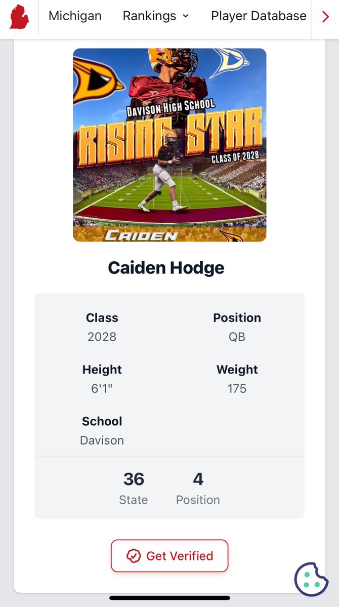 CaidenHodgeQB 🎯 (@caidenhodgeqb) on Twitter photo Thanks <a href="/PrepRedzone/">Prep Redzone 🏈</a> <a href="/alex_pallone/">Alex Pallone</a> for ranking me as the #4 QB in Michigan for the class of 2028 <a href="/CoachFahr/">Coach Fahr (James 1: 2-4)</a> <a href="/DavisonFootball/">Davison Football</a> Thanks <a href="/PrepRedzone/">Prep Redzone 🏈</a> <a href="/alex_pallone/">Alex Pallone</a> for ranking me as the #4 QB in Michigan for the class of 2028 <a href="/CoachFahr/">Coach Fahr (James 1: 2-4)</a> <a href="/DavisonFootball/">Davison Football</a>