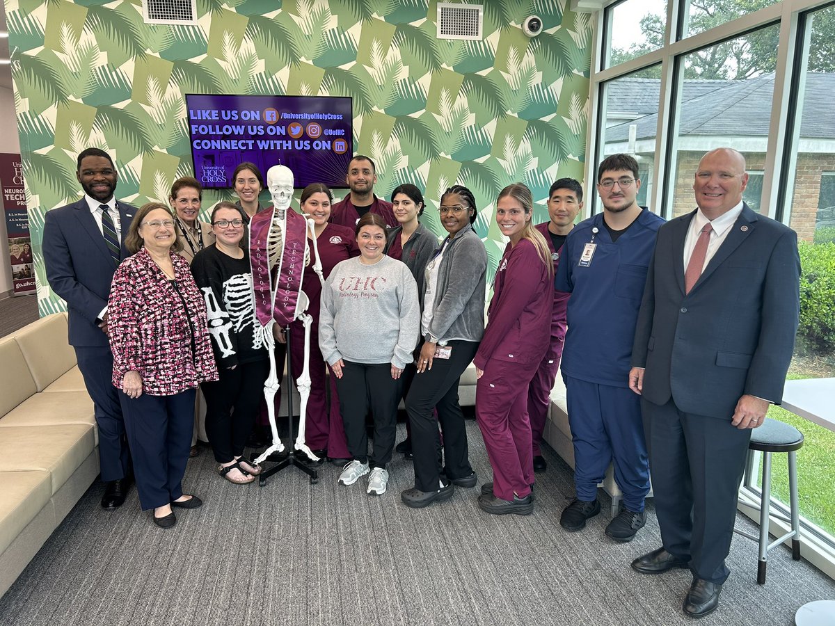 Dr. Stanton McNeely (@stantonmcneely) on Twitter photo It was a pleasure to welcome the new CEO of Ochsner Medical Center - West Bank, Kelly Haynie, and Melissa Adams to <a href="/UofHC/">University of Holy Cross</a> today.
They talked with UHC Health Sciences students and faculty. We are glad to collaborate for education and healthcare on the Westbank! <a href="/OchsnerHealth/">Ochsner Health</a> It was a pleasure to welcome the new CEO of Ochsner Medical Center - West Bank, Kelly Haynie, and Melissa Adams to <a href="/UofHC/">University of Holy Cross</a> today.
They talked with UHC Health Sciences students and faculty. We are glad to collaborate for education and healthcare on the Westbank! <a href="/OchsnerHealth/">Ochsner Health</a>