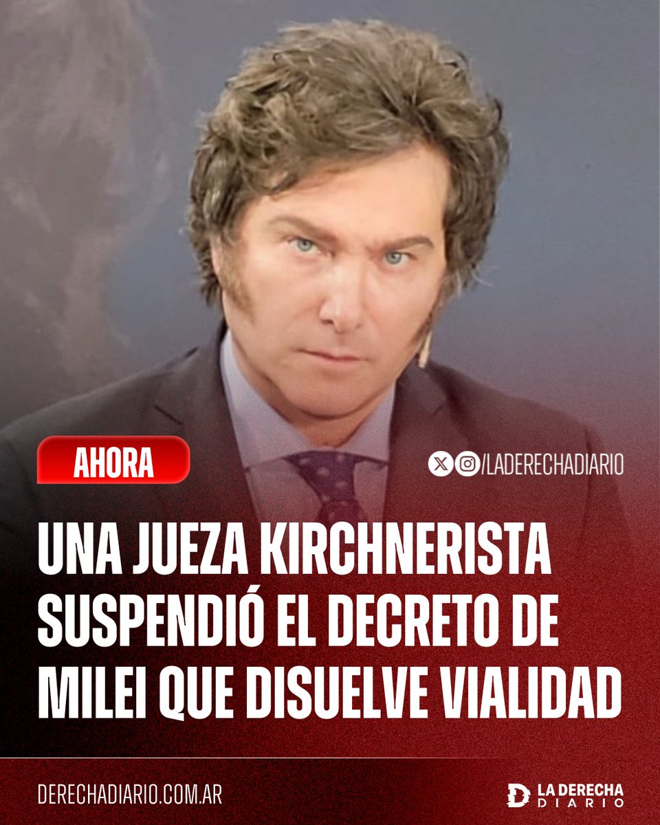 Es Kirchnerista una Jueza por aplicar la Ley ?????
Ven Kirchnerismo hasta en las piedras estos hijos de puta, si no sabes gobernar renuncia que no te va a extrañar nadie, gusano arrastrado de intereses extranjeros 👇