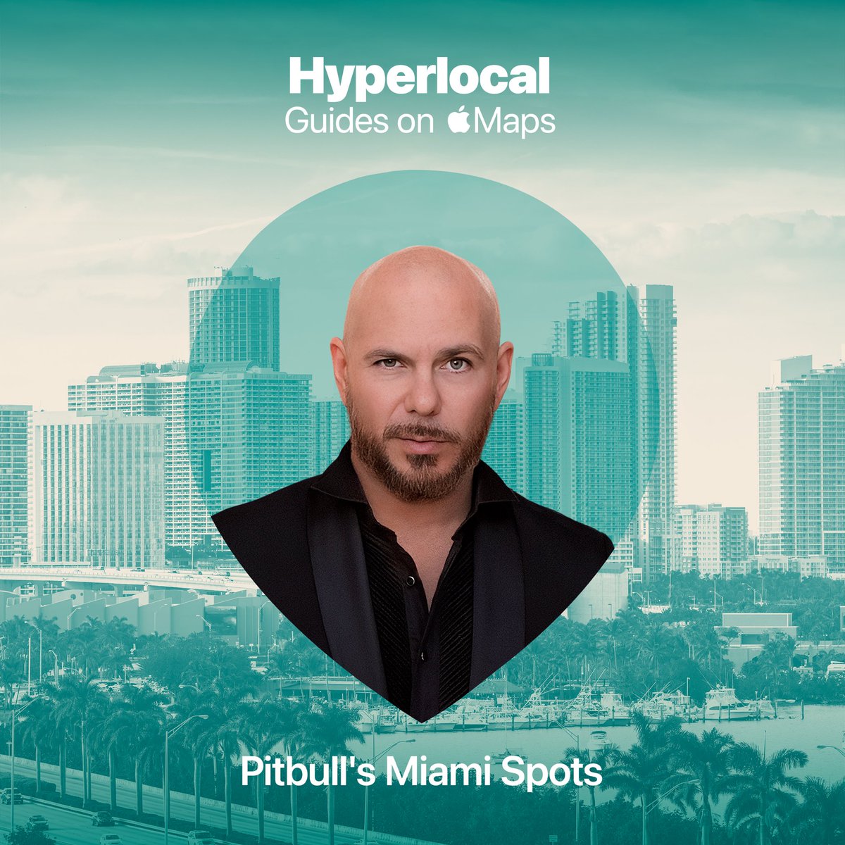 pitbull's tweet image. You already know, Miami’s my home — born and raised in the 305… Check out my new Apple Maps Guide with all my favorite spots in the city that made me.
Just search ‘Pitbull’ in Apple Maps to find my Guide and start enjoying the Magic City dallleeeee #AppleMapsGuides…
