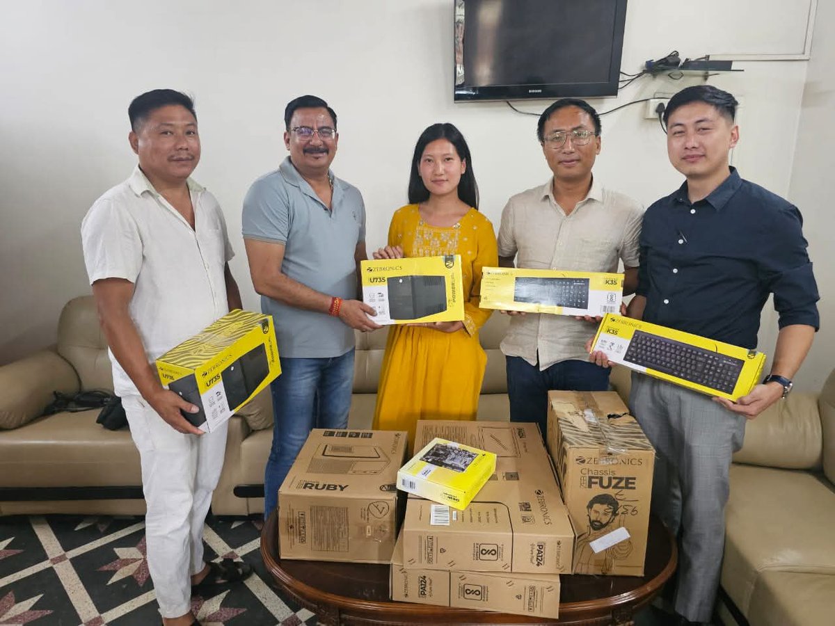 Kamal Kumar Jain (@kamalkumar88675) on Twitter photo Under the Leadership Shri, <a href="/YepthomiBen/">Benjamin Yepthomi</a> ji ,President BJP Nagaland I,along with State Joint Treasurer Shri Hutoshe Kits had the opportunity to hand over a two desktop computer for the BJP NL State Office in the presence of State General Secretary Shri Sunep C Jamir
<a href="/blsanthosh/">B L Santhosh</a> Under the Leadership Shri, <a href="/YepthomiBen/">Benjamin Yepthomi</a> ji ,President BJP Nagaland I,along with State Joint Treasurer Shri Hutoshe Kits had the opportunity to hand over a two desktop computer for the BJP NL State Office in the presence of State General Secretary Shri Sunep C Jamir
<a href="/blsanthosh/">B L Santhosh</a>