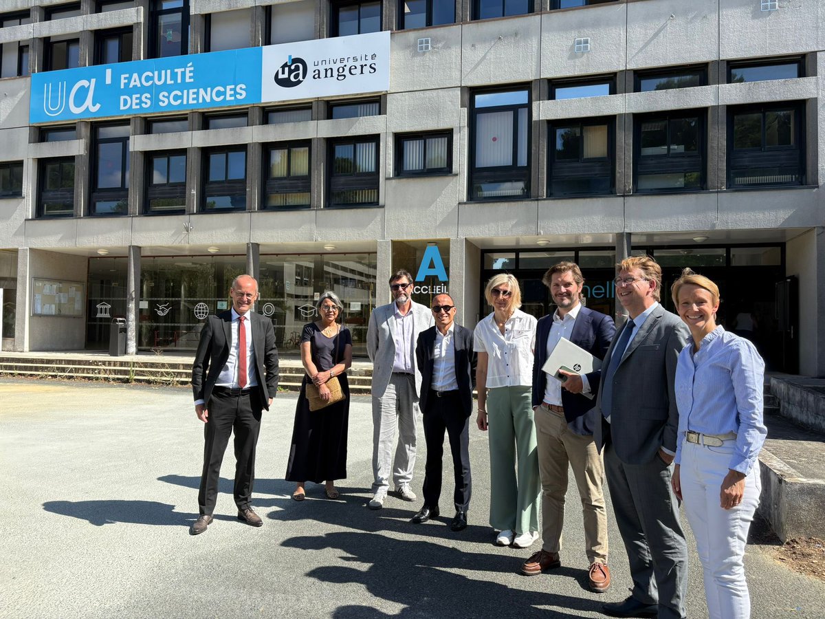 LGarnier44's tweet image. À l’université d’Angers aujourd’hui dans le cadre de notre mission d’information sénatoriale sur les relations stratégiques entre l’Etat et les universités. Merci à la présidente @UnivAngers et aux membres du CA pour leur accueil et nos échanges.