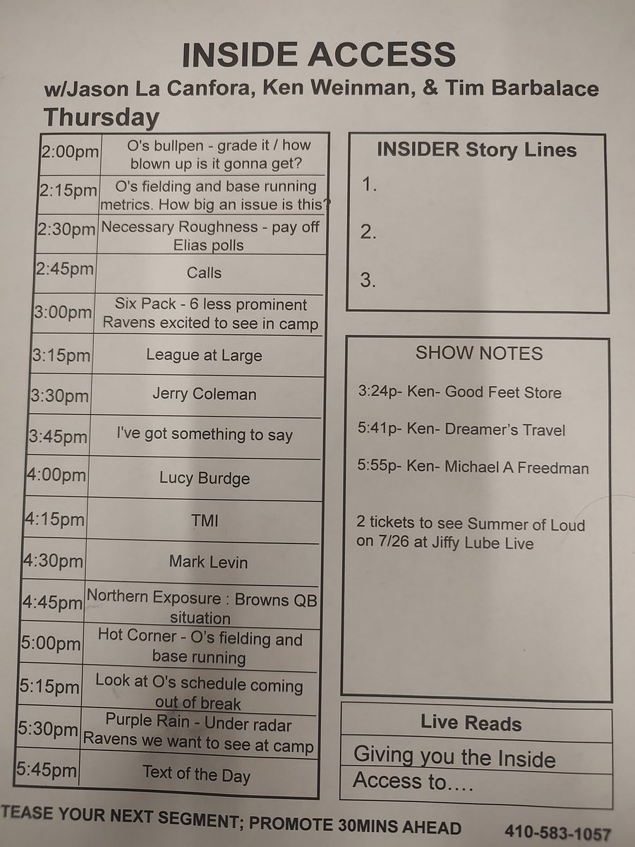 IA1057TheFan's tweet image. How do we grade O's pen? How awful has the fielding and base running been? Which lesser talked about #Ravens are we most excited to see at camp? @sportswcoleman @LucilleBurdge be$t bet$ and former NFLPA contract guru Mark Levin on Scary Terry, Shemar Stewart, K Hamilton contracts
