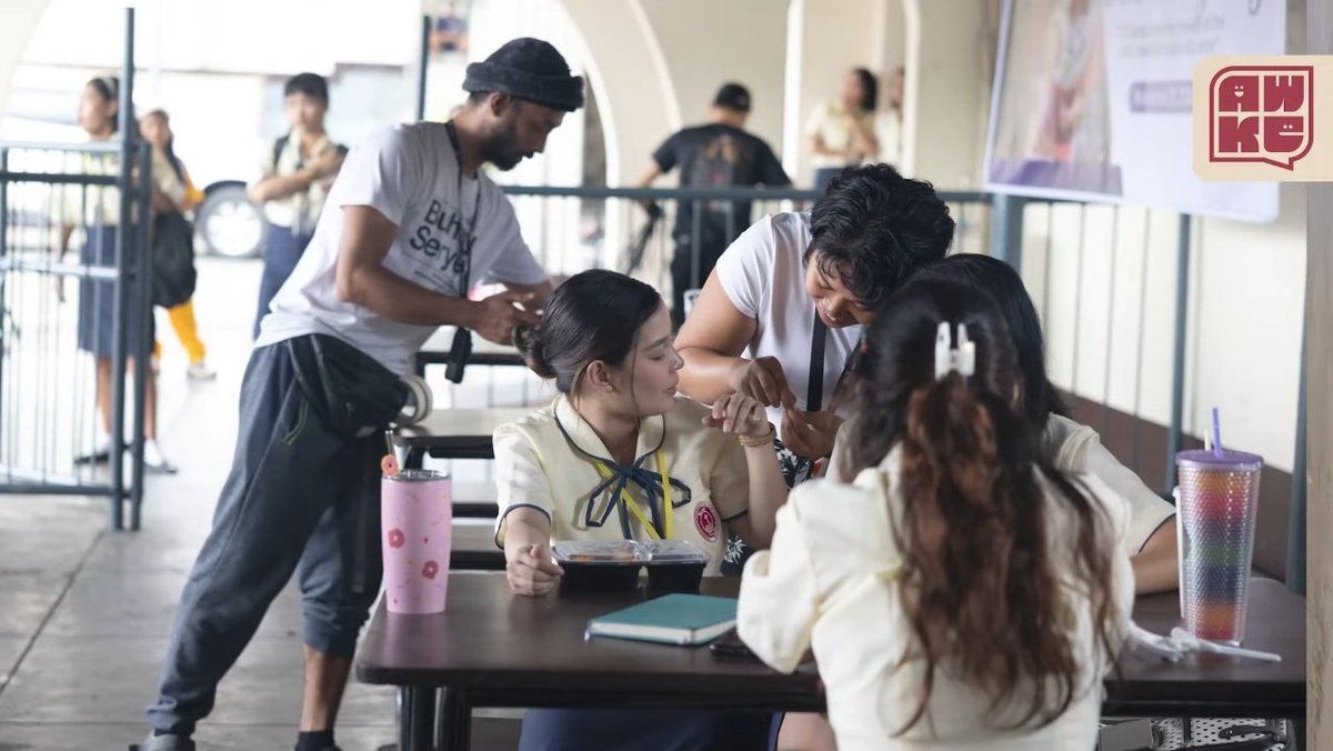 darnarchives's tweet image. xyriel manabat, sunshine ☀️ (behind the scenes)