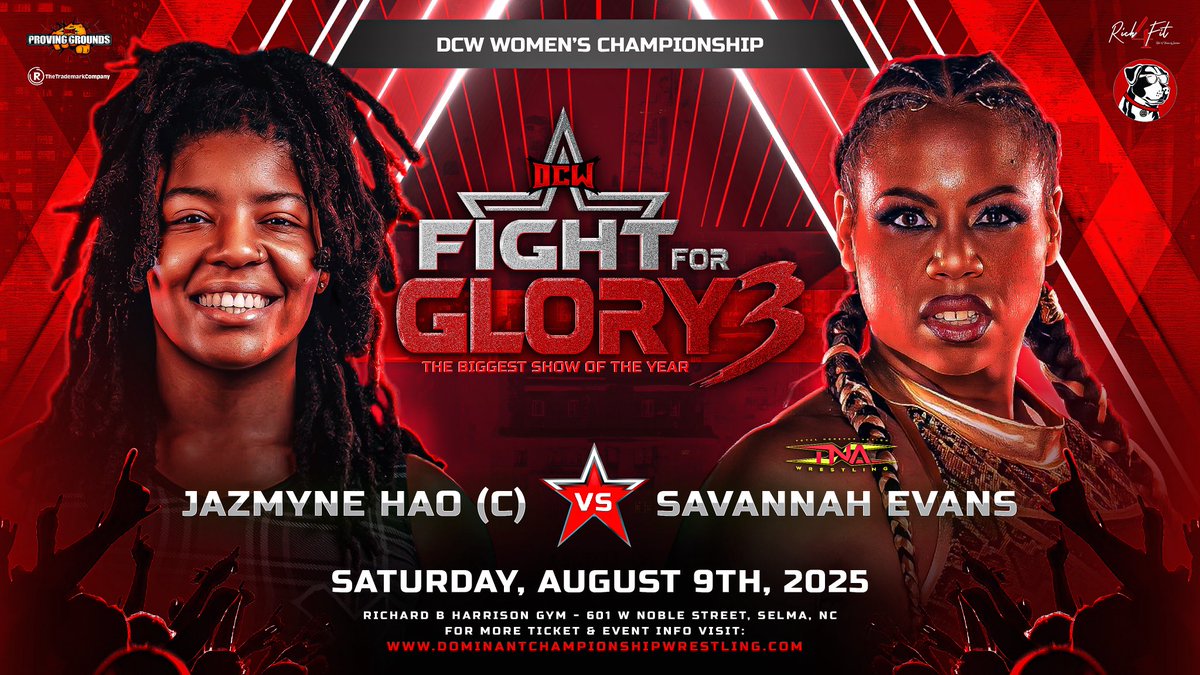⏩️The DCW Women’s Championship Is On The Line‼️ (C) Jazmyne Hao Faces TNA Star Savannah Evans😮‍💨🔥