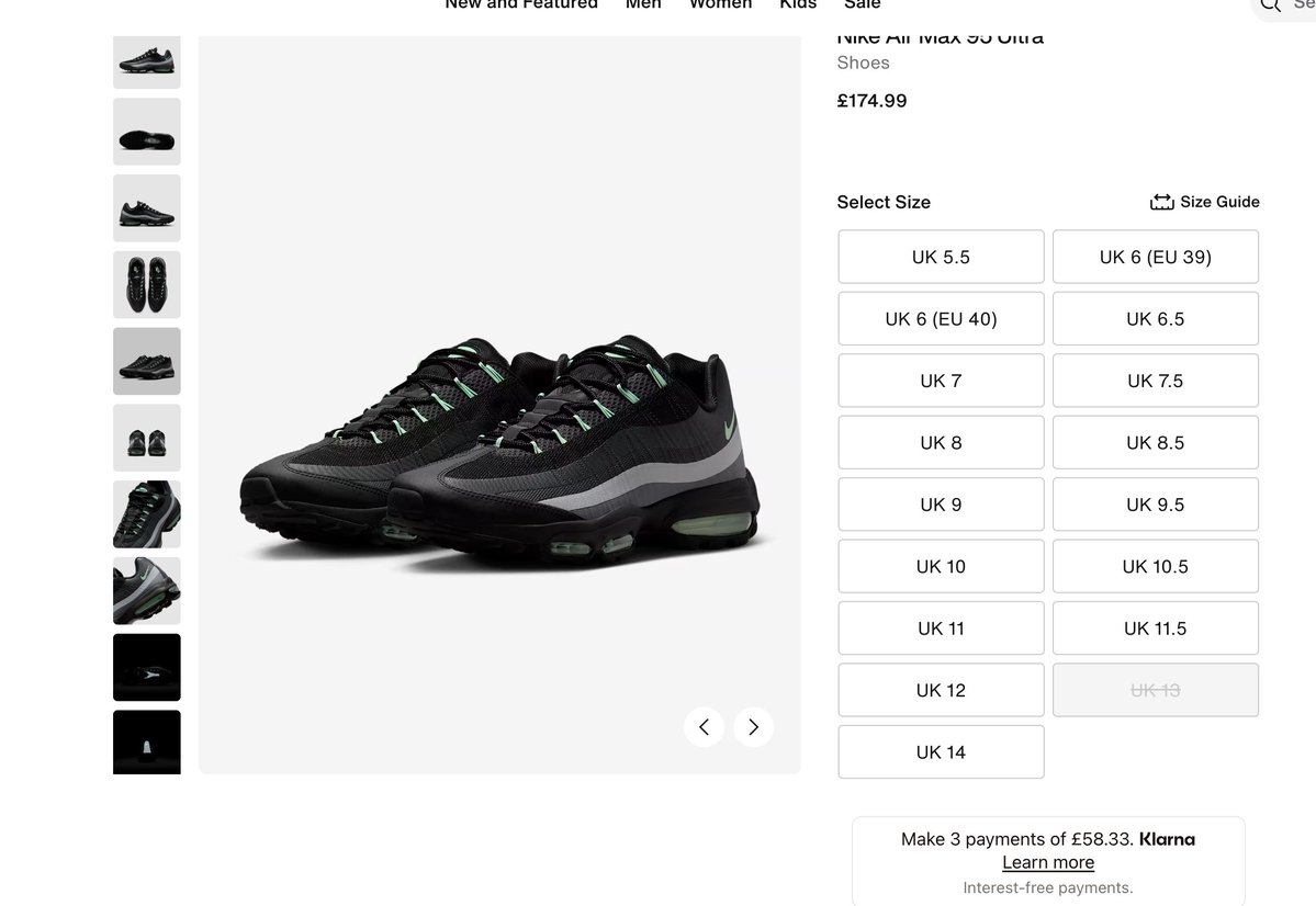 thesolerestocks's tweet image. #ad The Nike Air Max 95 Ultra Neon is LIVE at Nike!
Link > c.thesolesupplier.co.uk/me9fhsr