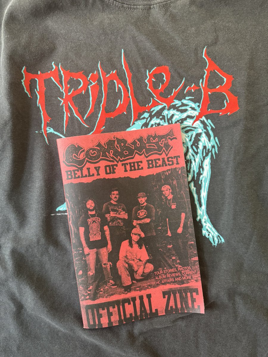 TripleBRecords's tweet image. Well the @CombustNyhc Zine is FINALLY in hands. After lots of delays and cancelled orders, I got em and will be throwing them in all vault store orders until they run out.
triplebvault.bigcartel.com