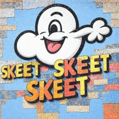 SkeetonX's tweet photo. "If you're not sparking up the galactic jetpack with the $SKEET fleet, you're a seat warmer on the sidelines of history. Prepare for lunar lowbrow, Solana shenanigans. Strap in or step off. This rocketβs got one speed - ABSURDITY OR BUST!" #earlyAF #apehype #memevolution https://t.co/TNvJjwvvsp