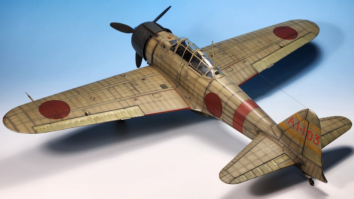 ModelTora's tweet image. #見た人も無言で零戦をあげる