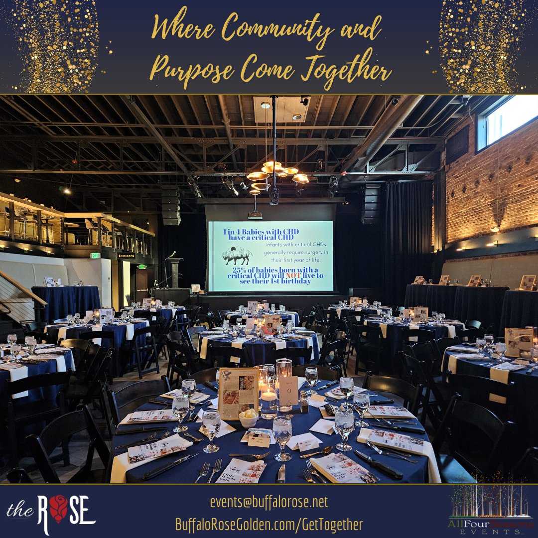 Looking for the perfect place to host your next fundraising event? #TheRoseVenueCO offers a welcoming, stylish backdrop for non-profits to connect with donors, supporters, and community members.

#AllFourSeasonsEvents #GoldenCO #NonProfitinGolden #GoldenNonProfit