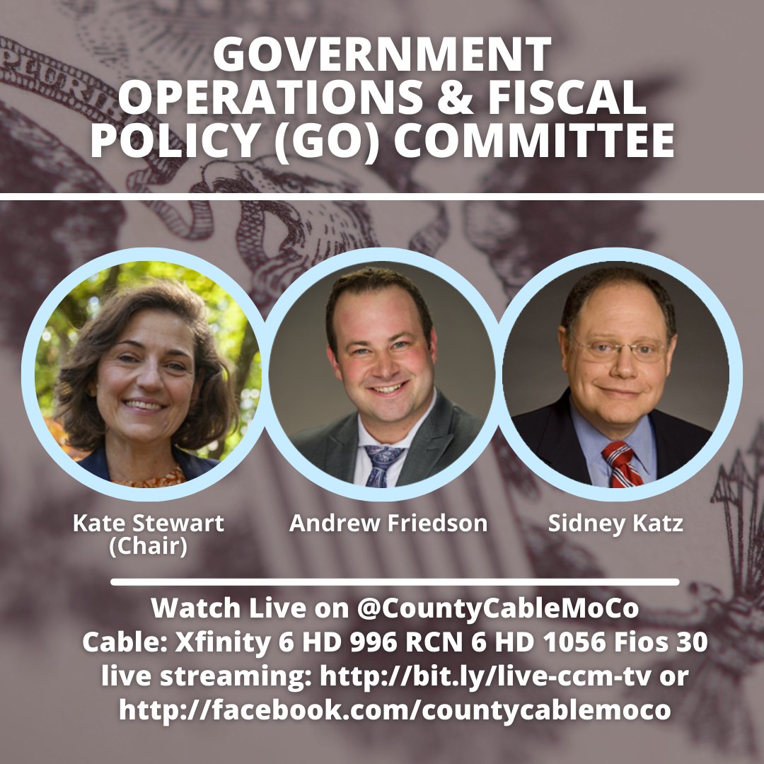 CountyCableMoCo's tweet image. Happening Now! (7/17/25 - 9:30 AM)
The @MoCoCouncilMD #Government #Operations Committee is in session!
💻📱 Watch the live stream: bit.ly/ccm-live-two or fb.com/countycablemoco