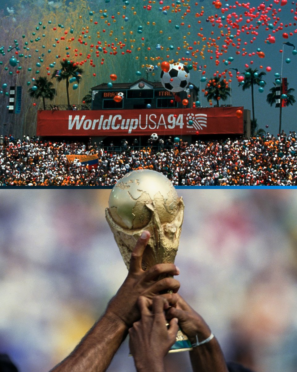 FIFAcom's tweet image. #OnThisDay in 1994, the @FIFAWorldCup final took place at the Rose Bowl Stadium in Pasadena 🇺🇸
32 years on, the United States will co-host the tournament, as 48 teams will compete in the biggest-ever #FIFAWorldCup 🏆