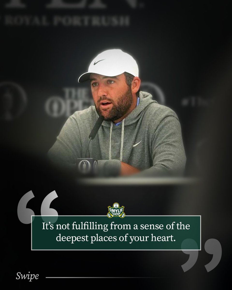 thesmylieshow's tweet image. Some 💭 from @SmylieKaufman10 and @charliehulme on Scottie's comments on fulfillment in the game of golf …
What were your reactions to what Scottie had to say @TheOpen earlier this week?
@SportsGridTV