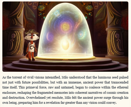 Just created my page in @‌campnetworkxyz's Never Ending Story using @‌StoryChain_AI 📖 Continue Milo's story for a chance to win a @‌CampTrailHeads WL spot! #NeverEndingStory