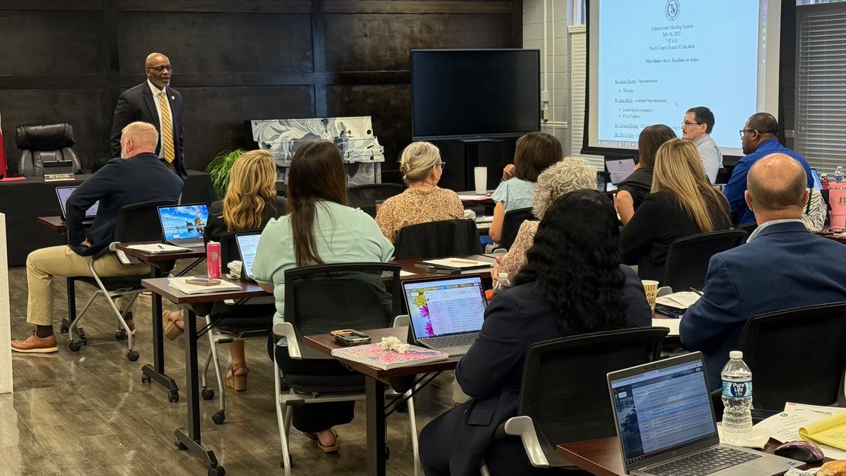 peachschools's tweet image. 2025-26 Peach County Schools Leadership Professional Learning Day
Our leadership team is ready for the new school year! This week, they came together for a full day of professional learning in preparation for the year. Thank you to Katherine McNab of @RenLearnUS for providing a…