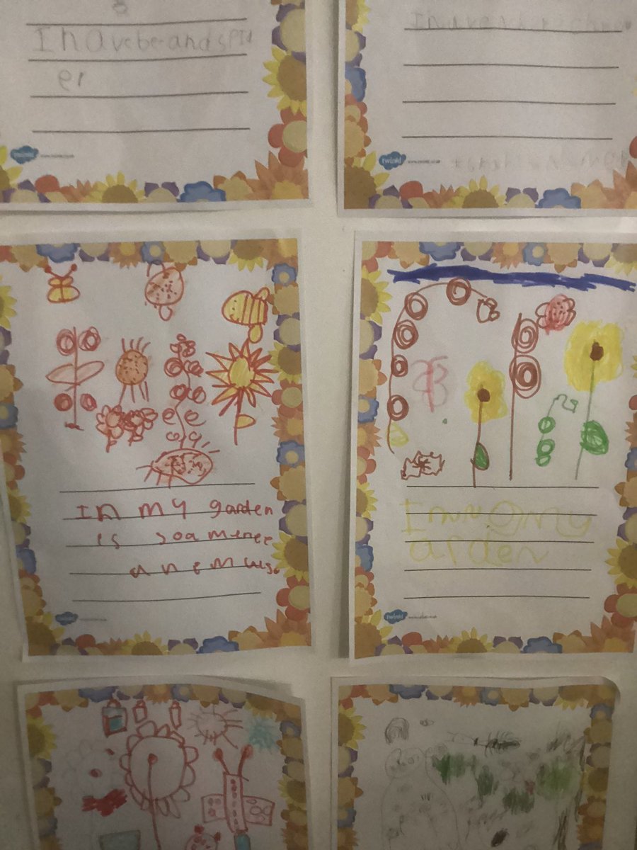 MrsGriffiths7's tweet image. Inspired by Annaβs garden we drew our own in drawing club π¦πͺ³πͺ²π¦πππππͺ°π#eyfs #drawingclub#p #bugs #minibeast #garden #flowers