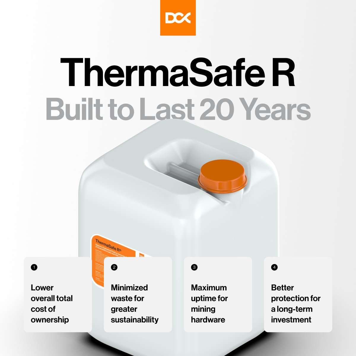 DCX Immersion & Hydro Mining (@dcx_immersion) on Twitter photo In #CryptoMining, fluid lifespan means uptime and profit.
ThermaSafe R: 20 yrs
Castrol ON DC20: 3 - 8 yrs
BC-888 Engineered Fluids: 10 yrs
Short lifespan means costly downtime, oxidation and waste.
ThermaSafe R is sustainable, biodegradable and made to last.
📩 sales@dcx.eu In #CryptoMining, fluid lifespan means uptime and profit.
ThermaSafe R: 20 yrs
Castrol ON DC20: 3 - 8 yrs
BC-888 Engineered Fluids: 10 yrs
Short lifespan means costly downtime, oxidation and waste.
ThermaSafe R is sustainable, biodegradable and made to last.
📩 sales@dcx.eu