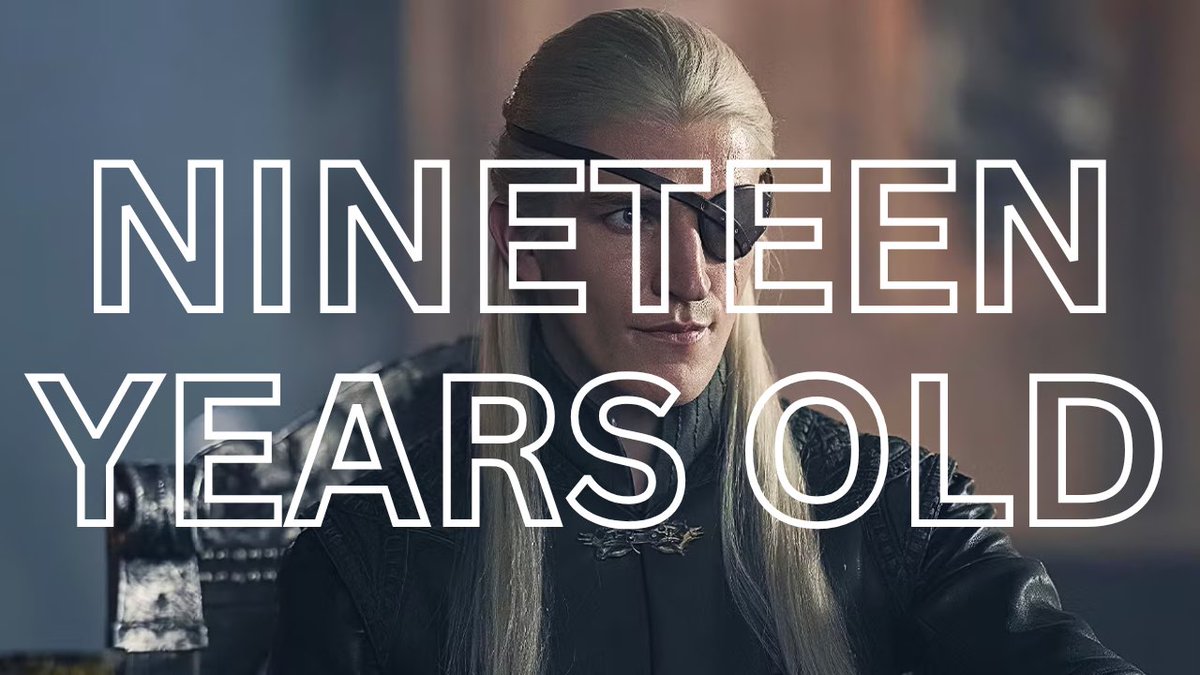 quinnthegm's tweet image. Congratulations to Daeron Targaryen for being the first House of the Dragon character to look their intended age