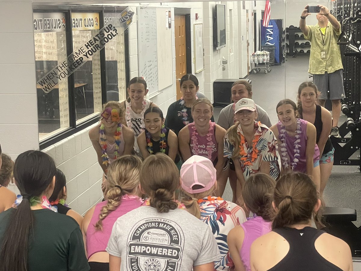These girls rocked Theme Thursday…Hawaiian Day for the win!!!!  #morningcrew25 #bebetter