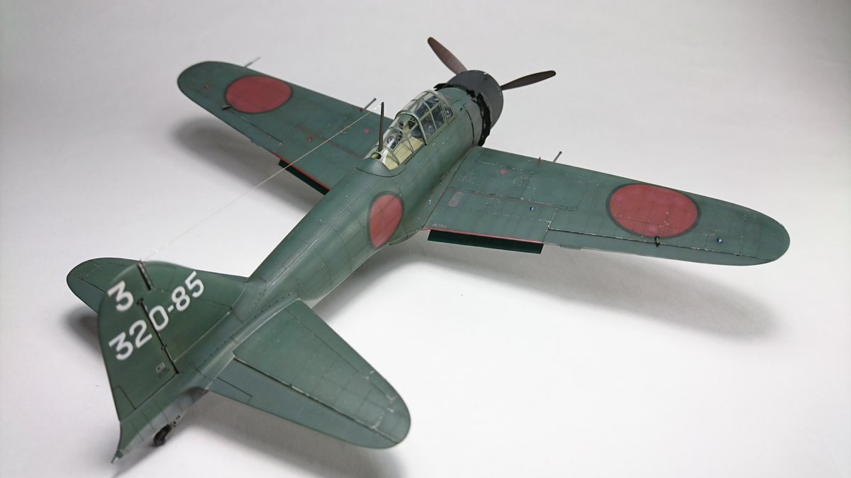 ModelTora's tweet image. #見た人も無言で零戦をあげる